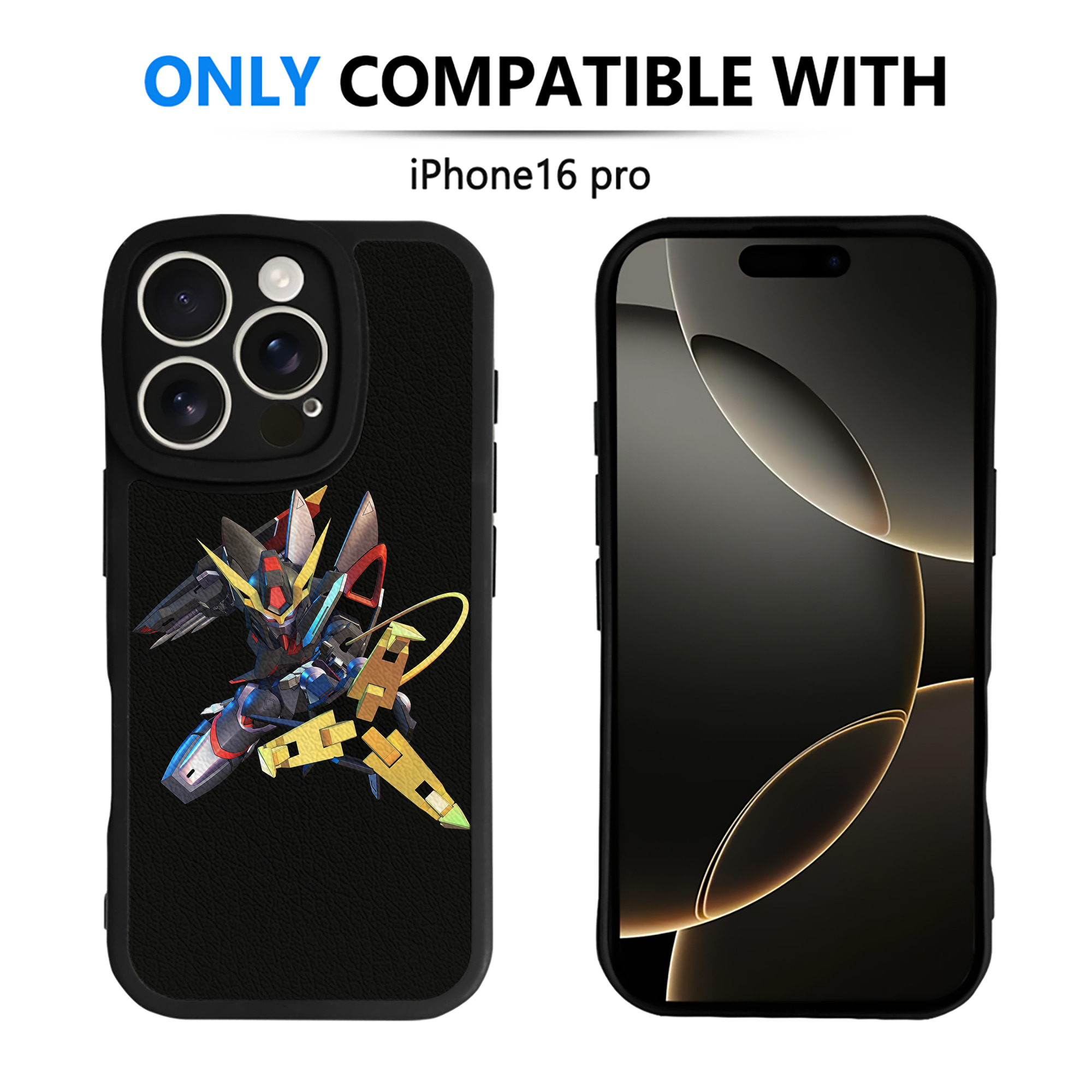 （画像用） 機動戦士ガンダム Mobile Suit Gundam 【iPhone 16シリーズ対応】シリコンスマホケース（レザー調） 材質：シリコン